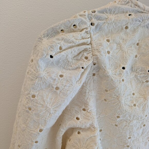 Monoprix ¾ Sleeve Top – EU 36 / US XS Cream - Picture 5 of 9